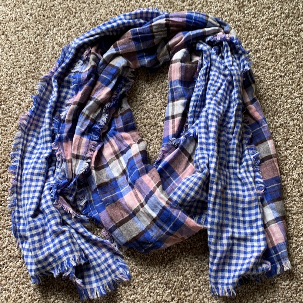 American Colors Mediterranean Plaid Scarf
